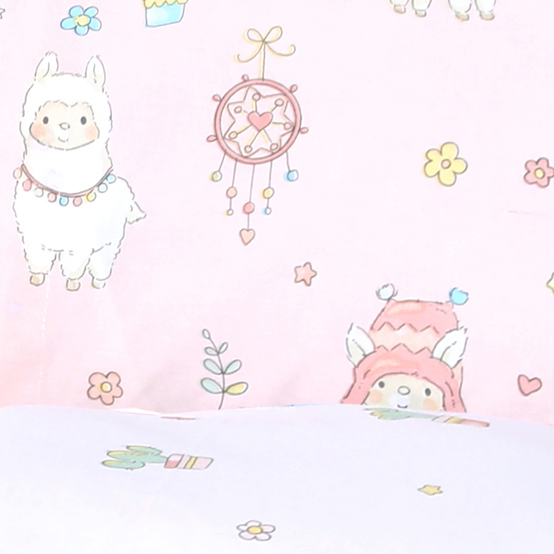 Βρεεφικά Σεντόνια Κούνιας Με Λάστιχο Pink Paca Kocoon -Kocoon - MyHouseandKids