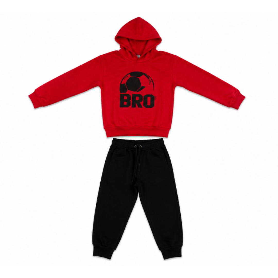Φόρμα Φούτερ Κόκκινο Τrax 50806 - Trax - MyHouseandKids
