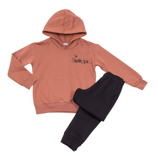 Φόρμα Φούτερ Κεραμιδί - Τrax - MyHouseandKIds