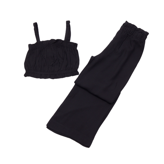 Παντελόνα Σετ με Μπουστάκι Μαύρο Τrax - Trax - MyHouseandKids