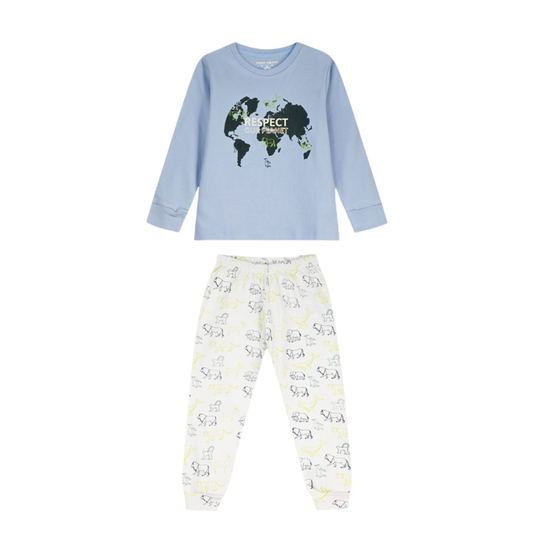 Πυζάμα Φωσφορίζουσα Εμπριμέ Respect - Energiers - MyHouseandKids