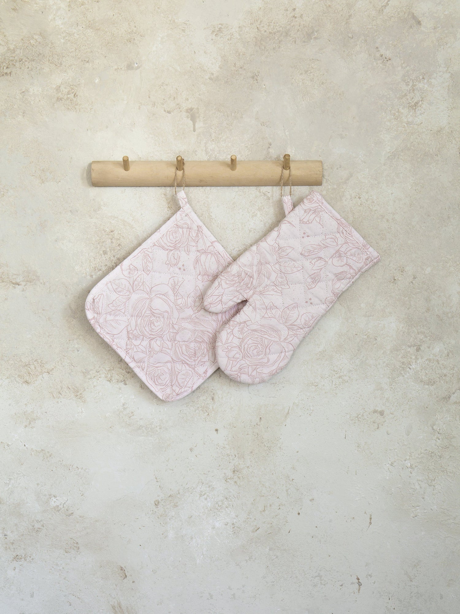 Σετ Κουζίνας (Γάντι + Πιάστρα) - Roses