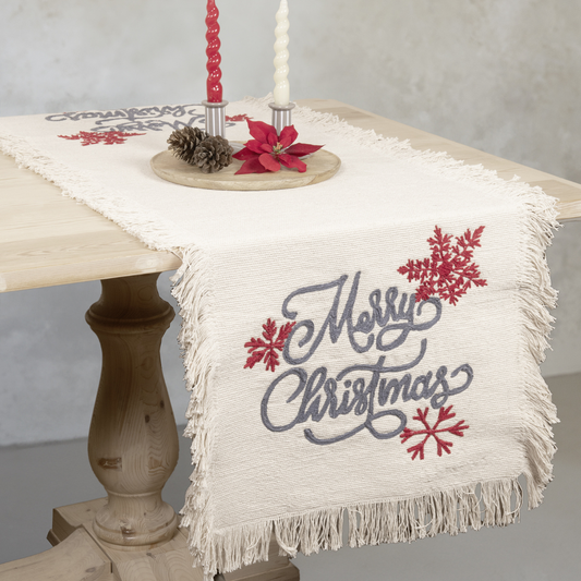 Runner Μπεζ Χριστουγεννιάτικο Nima - NimaHome - MyHouseandKids