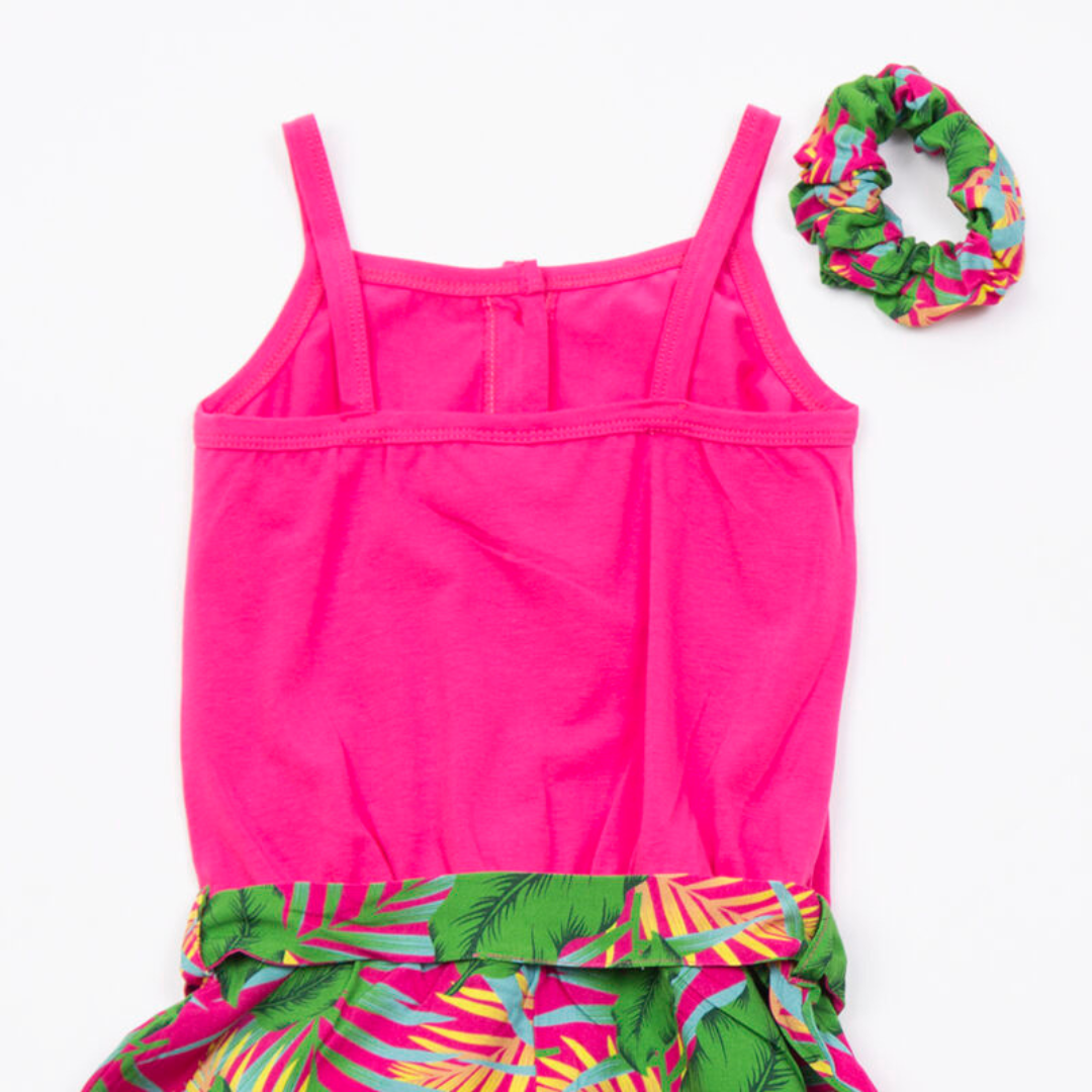 Ολόσωμο Σορτσάκι Με Scrunchie Φούξια Trax - Trax - MyHouseandKids