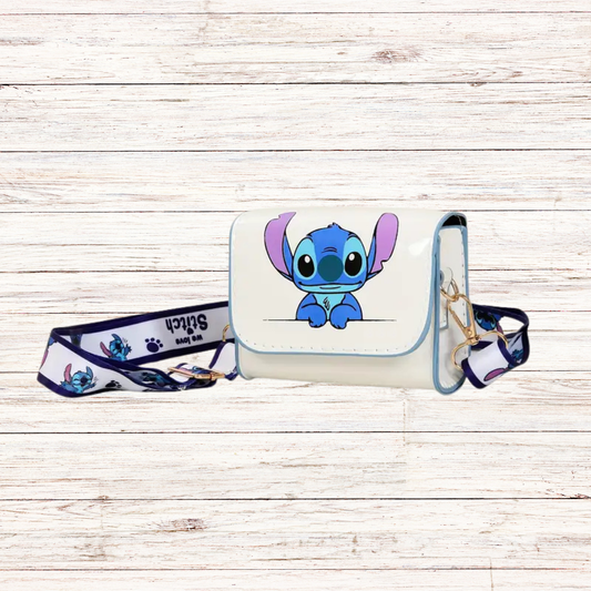 Τσαντάκι Λευκό Stitch  - MyHouseandKids