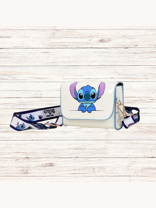 Τσαντάκι Λευκό Stitch  - MyHouseandKids