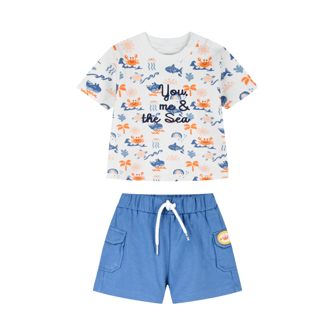 Βρεφικό Σετ "Summer Days" Mπλε Energiers 11-226477-0 - Energiers - MyHouseandKids
