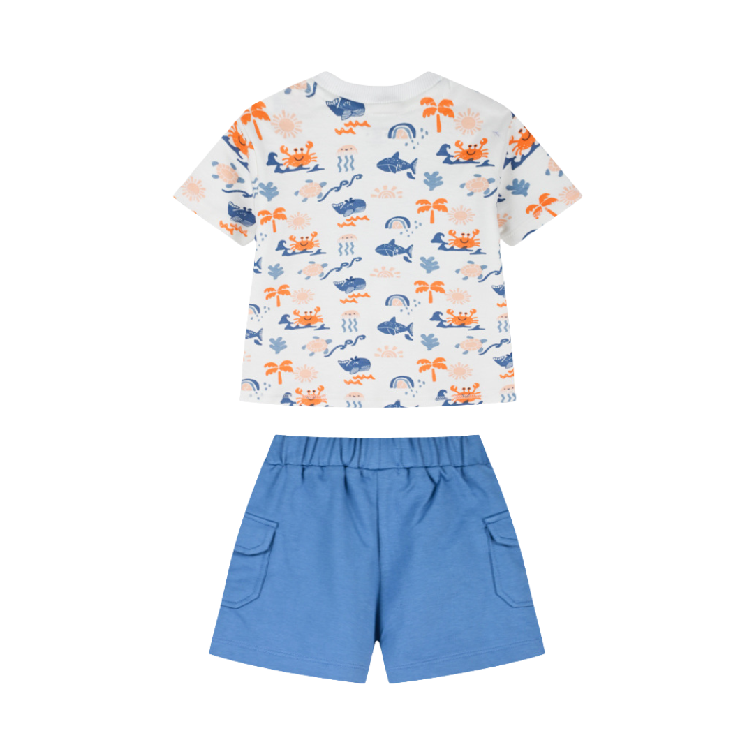 Βρεφικό Σετ "Summer Days" Mπλε Energiers 11-226477-0 - Energiers - MyHouseandKids