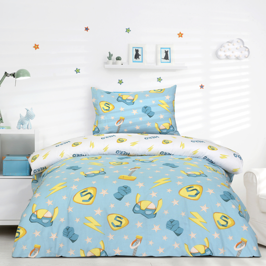 Σετ Σεντόνια Μονά με Λάστιχο Βαμβακερά "Super" - Nima - MyHouseandKids