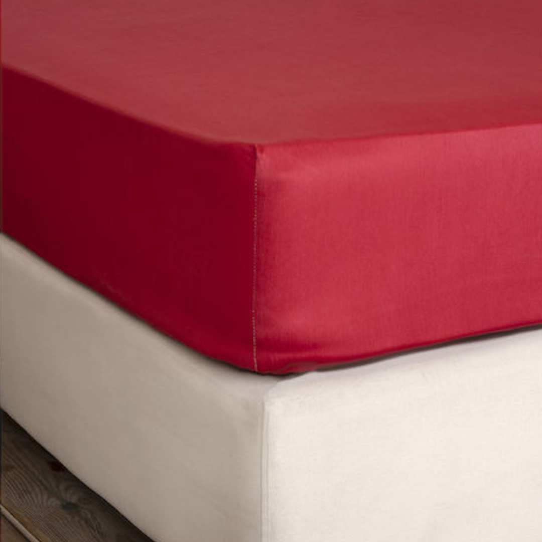 Σεντόνι  με Λάστιχο Superior Red - Nima - MyHouseandKids