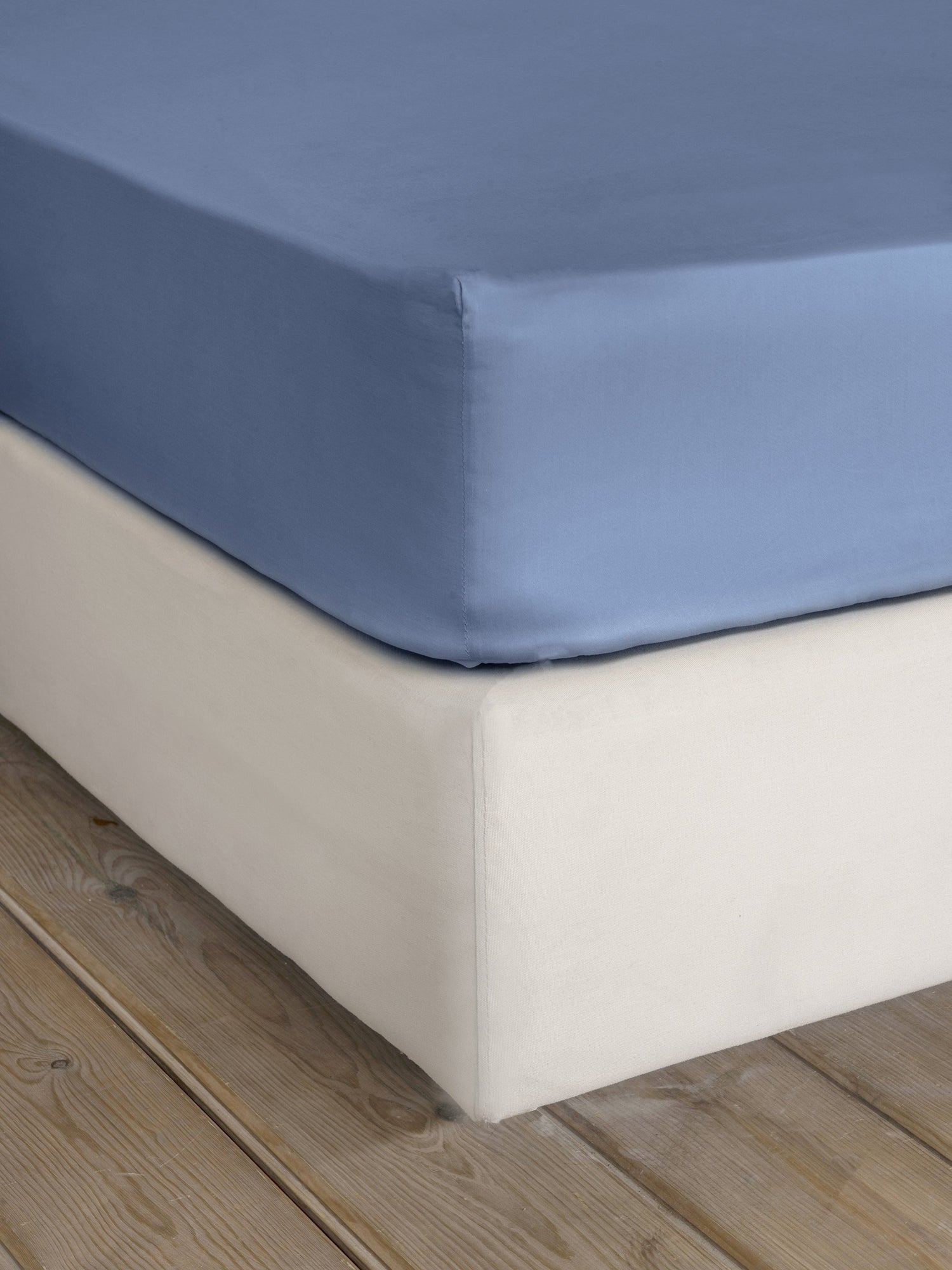 Σεντόνι Γίγας με Λάστιχο Superior Satin - Shadow Blue