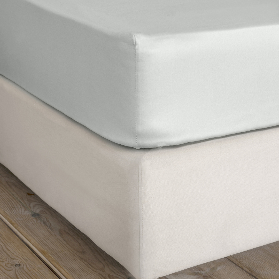 Σεντόνι  Superior Satin Soft Gray Υπέρδιπλο 165x200x35cm - NimaHome - MyHouseandKids