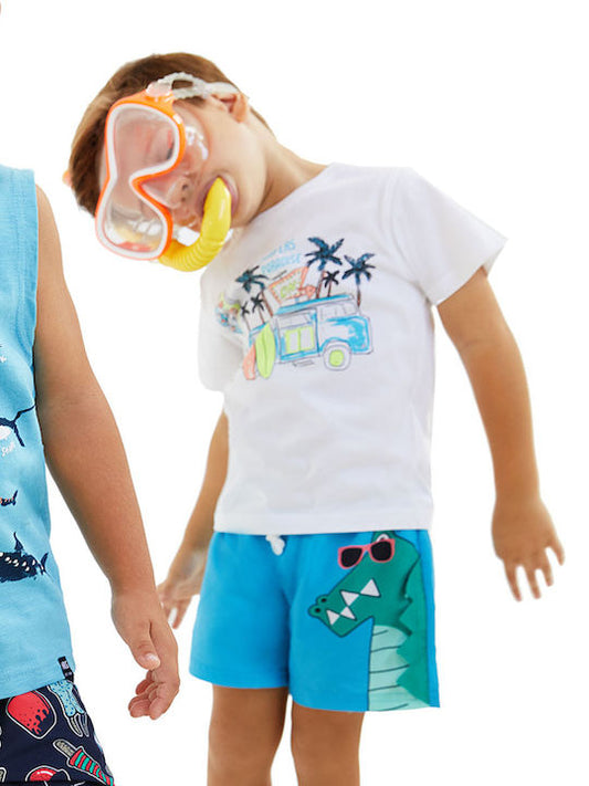 Παιδικό T-shirt Εκρου - Energiers - MyHouseandKids