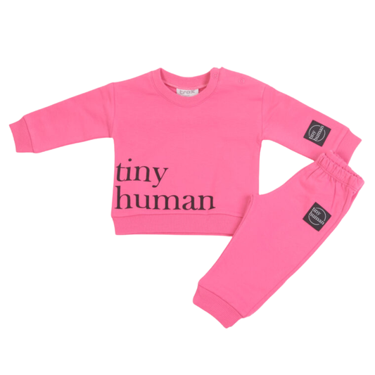 Φόρμα Φούτερ Φούξια "Tiny Human" - Trax - MyHouseandKids