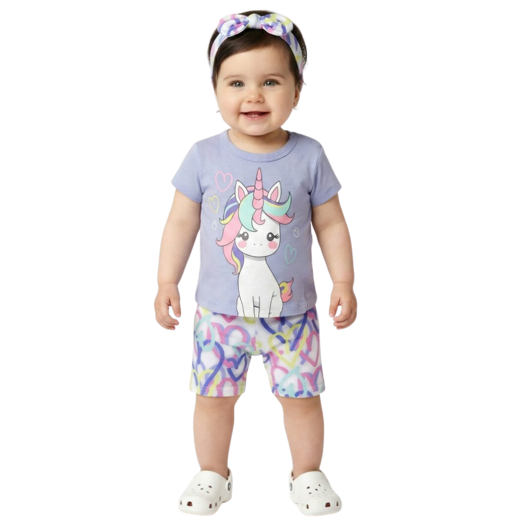 Βρεφικό Σετ Μωβ Με Κορδέλα Trax 49014 - Trax - MyHouseandKids