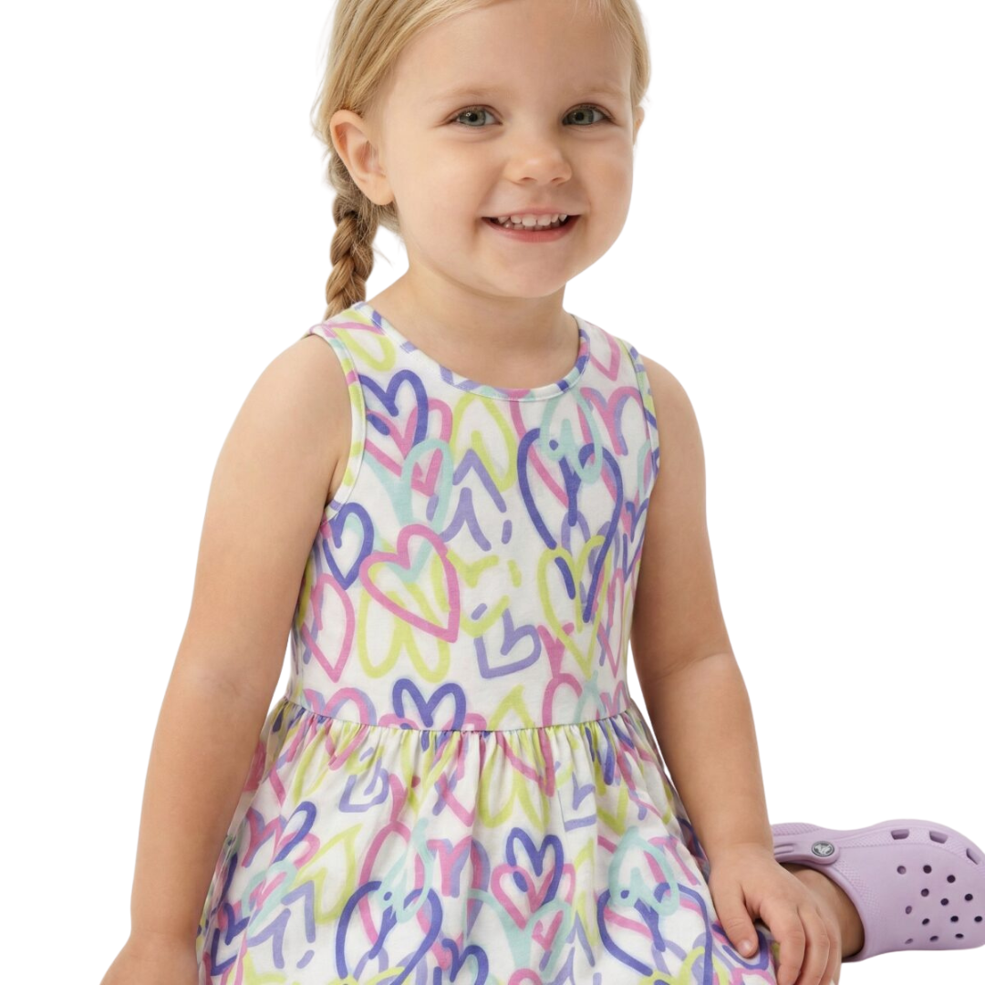 Φόρεμα Καρδιές Βαμβακερό Trax 49245 - Energiers - MyHouseandKids