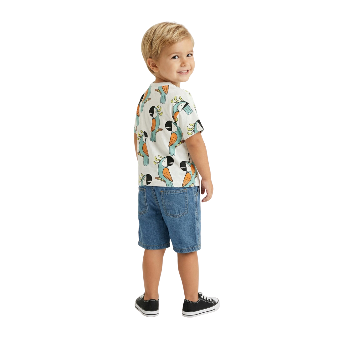 Σετ Καλοκαιρινό Με Σορτς Εκρού Trax 49440 - Trax - MyHouseandKids