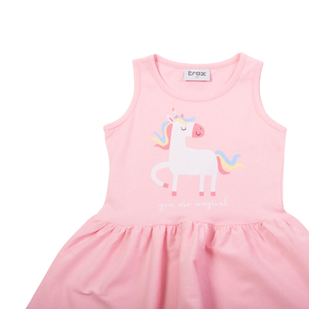 Φόρεμα Παιδικό Βαμβακερό  Κουφετί - Trax - MyHouseandKids