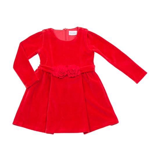 Φόρεμα Βελούτε Κόκκινο - Trax - MyHouseandKids