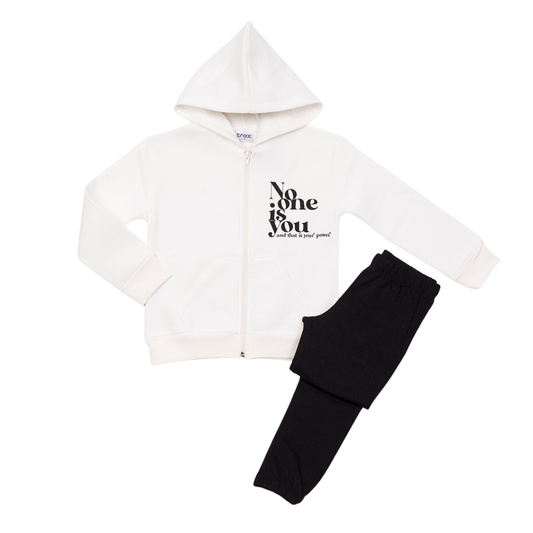 Σετ Φόρμα με Ζακέτα Εκρού - Trax - MyHouseandKids