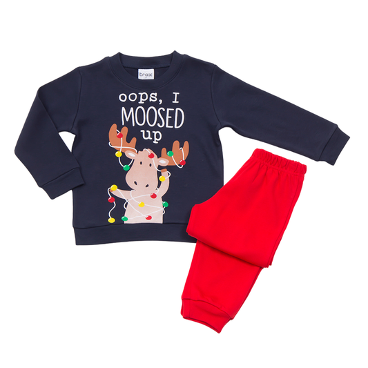 Πυζάμα Χριστουγενιατικη Μπλε - Trax - MyHouseandKids