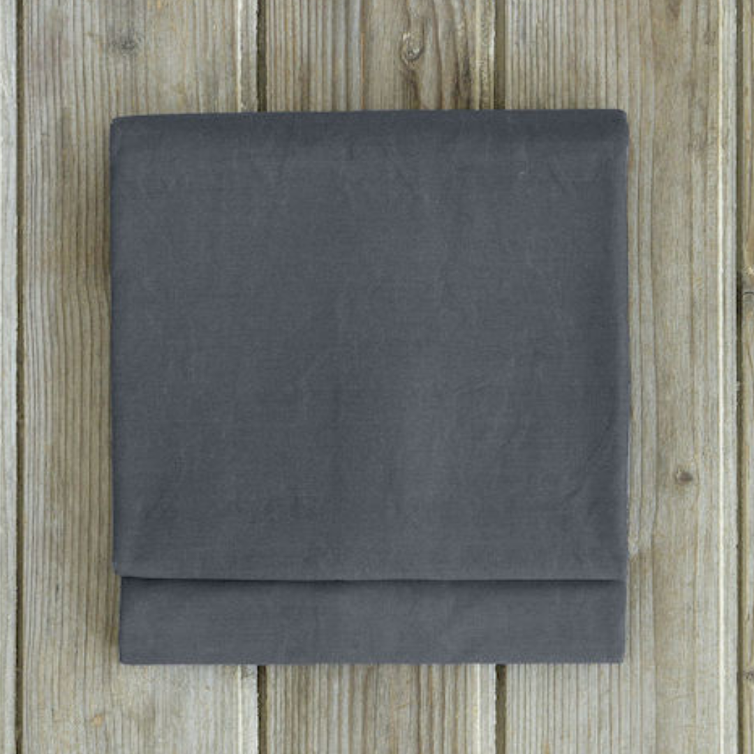 Κατωσέντονο με Λάστιχο Γίγας Unicolors  Midnight Gray 185x205x35 - NIma - MyHouseandKids