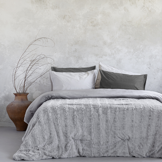 Κουβερτοπάπλωμα Velour Υπέρδιπλο 220x240 Nuan Gigar Beige - NimaHome - MyHouseandKids