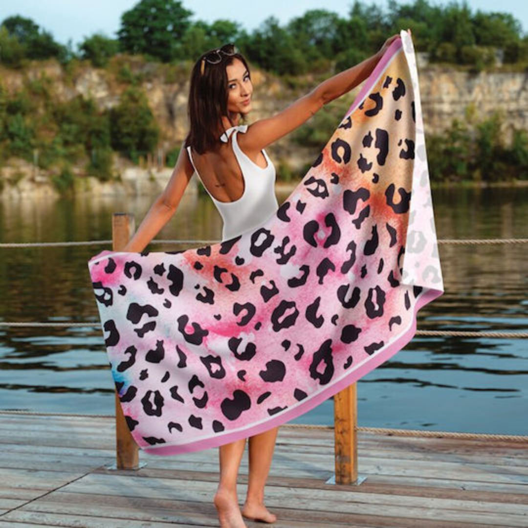 Πετσέτα Θαλάσσης  Σx.Animal Ροζ - Flamingo - MyHouseandKids