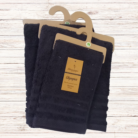 Πετσέτα Πενιέ Σx.Olympus 550 gsm Μαύρο - Flamingo - MyHouseandKids