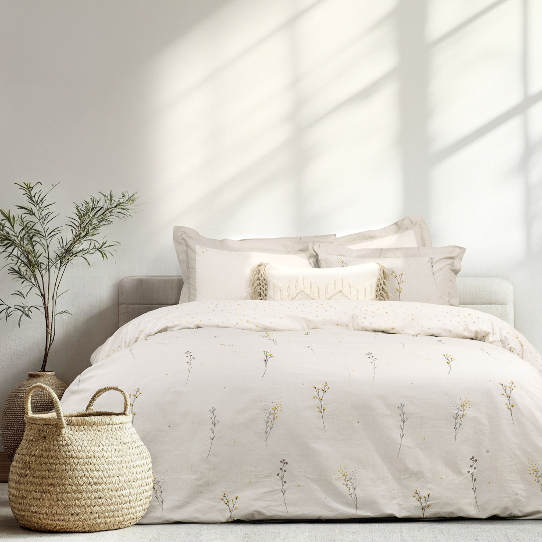 Σετ Σεντόνια Yπερδιπλα Με Λάστιχο Delicate 160x200x32 - Nima - MyHouseandKids