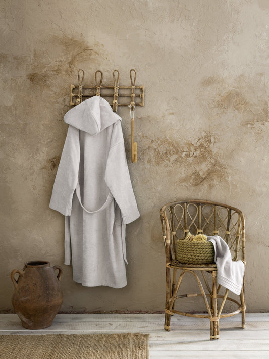 Μπουρνούζι με κουκούλα Zen - Extra/Extra Large - Oat Beige
