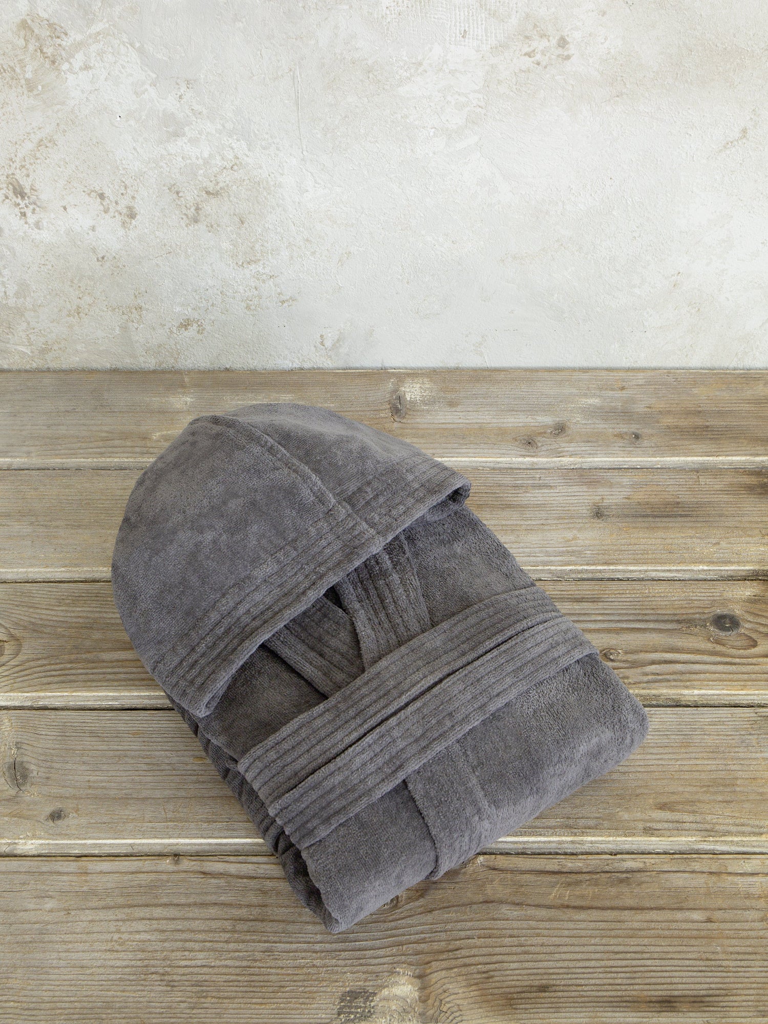 Μπουρνούζι με κουκούλα Zen - Medium - Midnight Gray