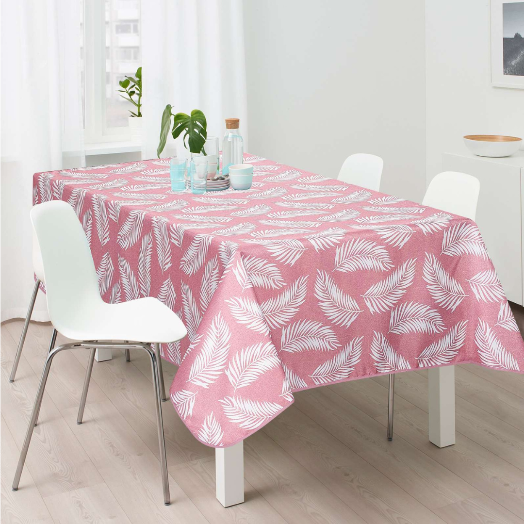 Τραπεζομάντηλο Aλέκιαστο Σχ. Palm Pink - Flamingo - MyHouseandKids