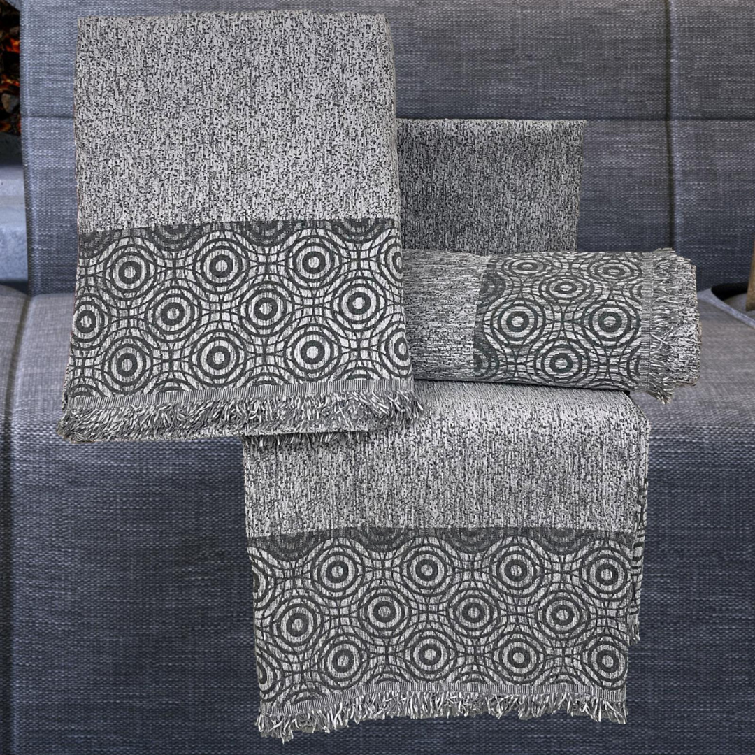 Ριχταρια Chenille Stellar  Γκρι - LineaHome - MyHouseandKids