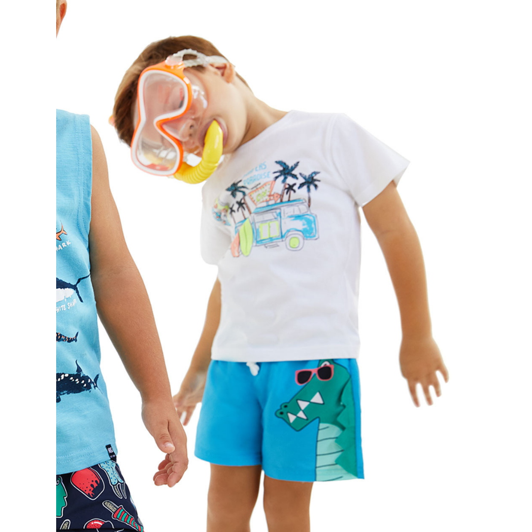 Βερμούδα μαγιώ δεινόσαυρος - Energiers - MyHouseandKids