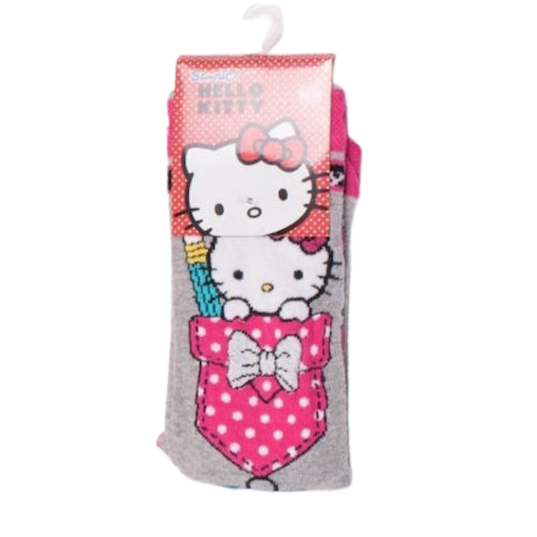 Κάλτσες Παιδικές Hello Kitty-paidikarouxa-aksesouar-kaltses-makries-koritsi-hello-kitty-disney-viokal-myhouseandkids