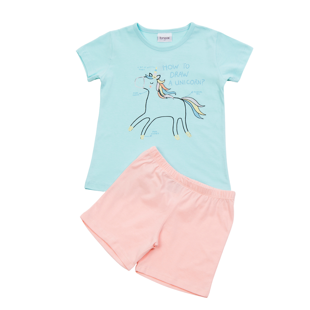 Πυζάμα Σετ Παιδική "HOW TO DRAW A UNICORN"-Trax-MyHouseandKids