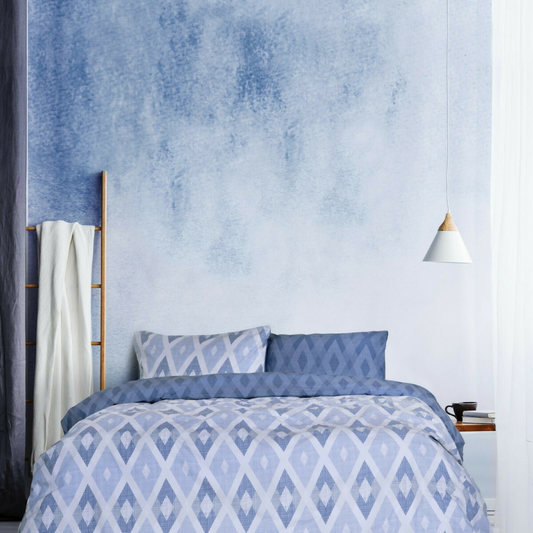  Κουβερλί Kocoon Μονό  Rombus Blue - NimaHome - Kocoon - MyHouseandKids