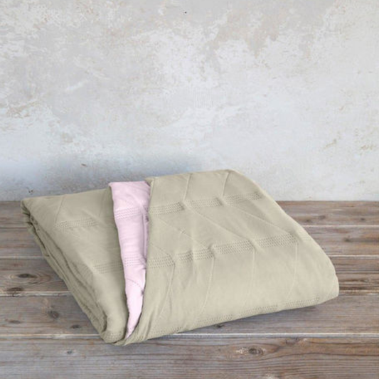 Κουβερλί Simple Pink / Light Brown - NimaHome - MyHouseandKids