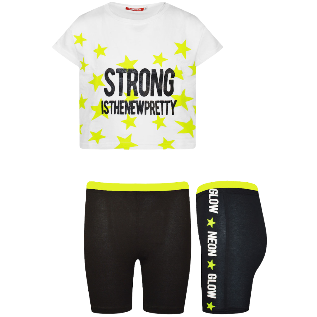 Σετ με Αστεράκια " STRONG IS THE NEW PRETTY" - Εnergiers - MyHouseandKids