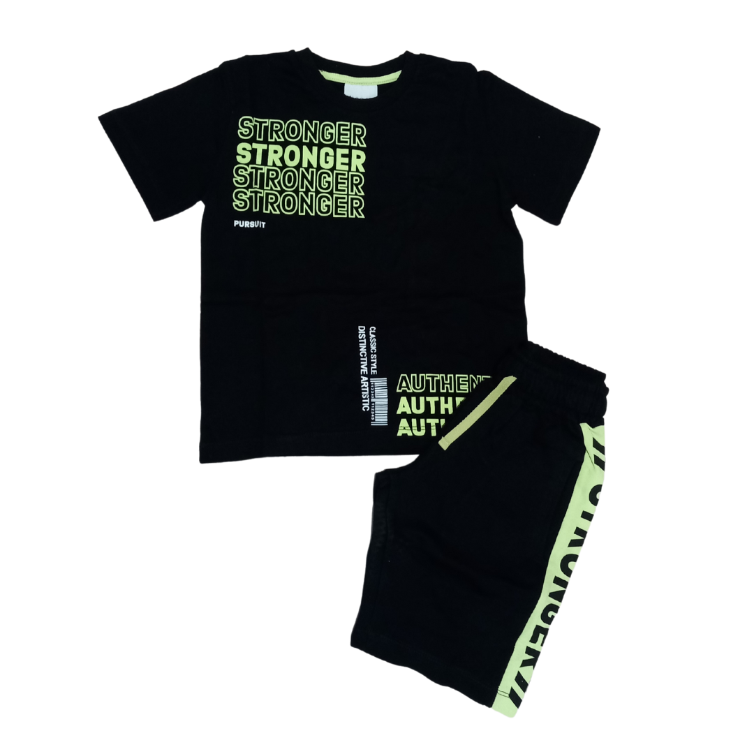 Μακό Σετ "Stronger" Μαύρο - Trax - MyHouseandKids