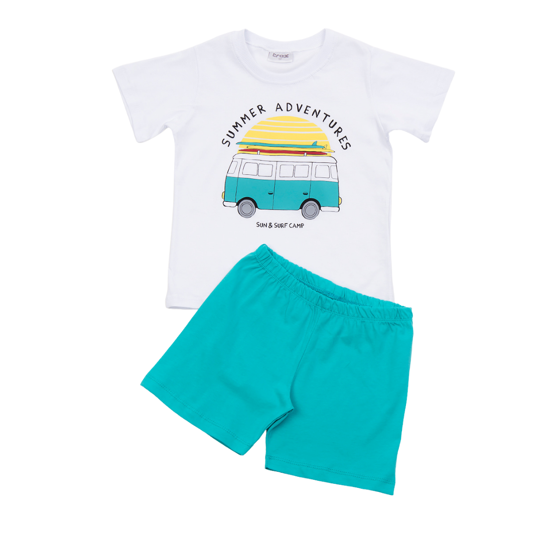 Πυζάμα Σετ Παιδική "Summer Adventures" - Trax-MyHouseandKids