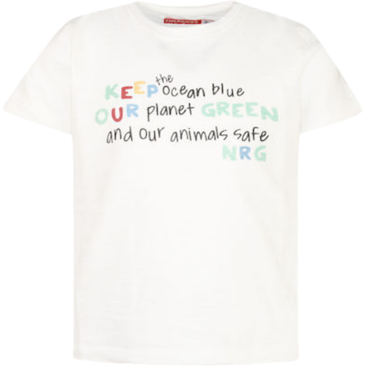 T-shirt Παιδικό Αγόρι Λευκό - Energiers - MyHouseandKids